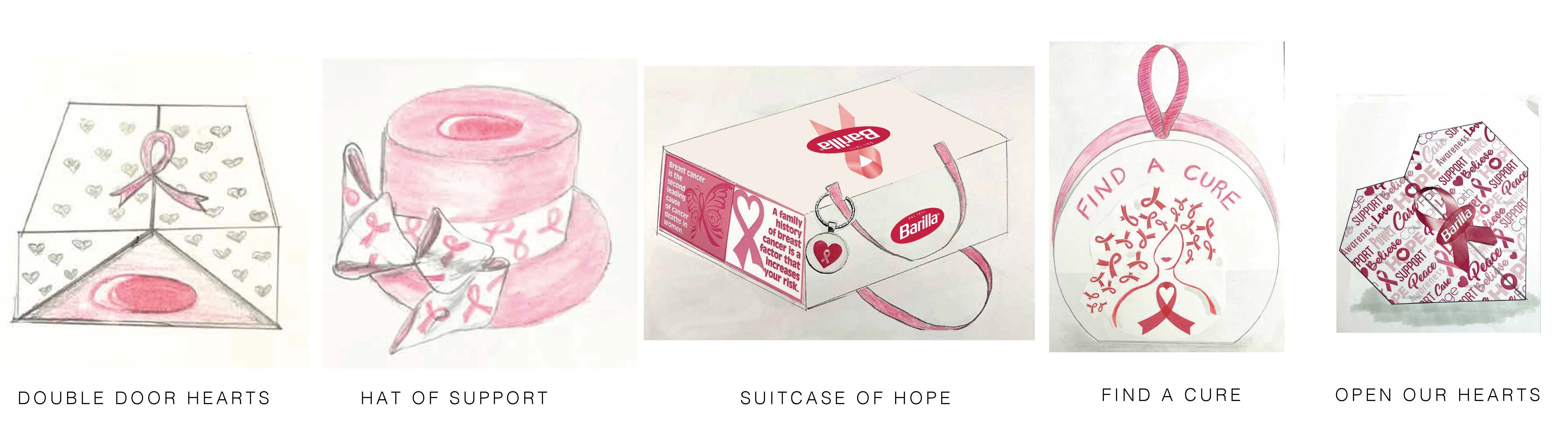 Barilla ACS Employee Raffle Kit - Outer Box Sketches