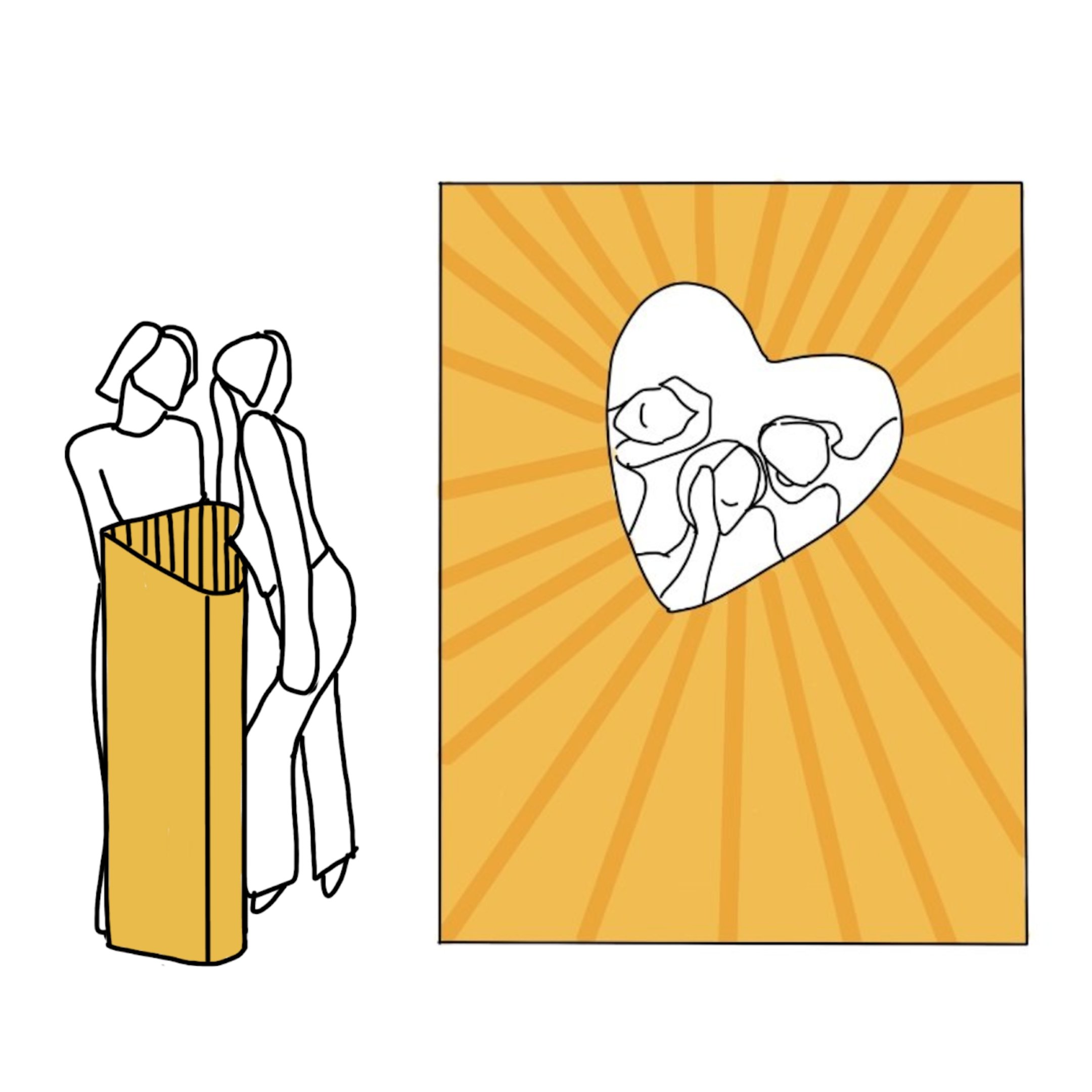 Barilla Love Pasta Heart tunnel - Concept Sketch