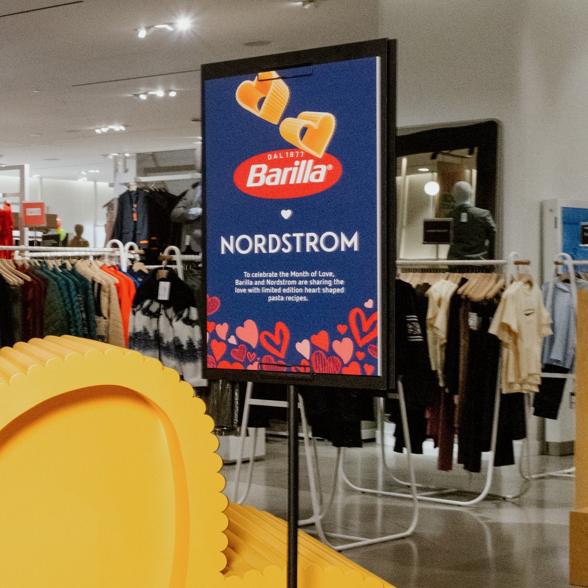 Barilla Love x Nordstrom NYC - Event Signs - IRL 2