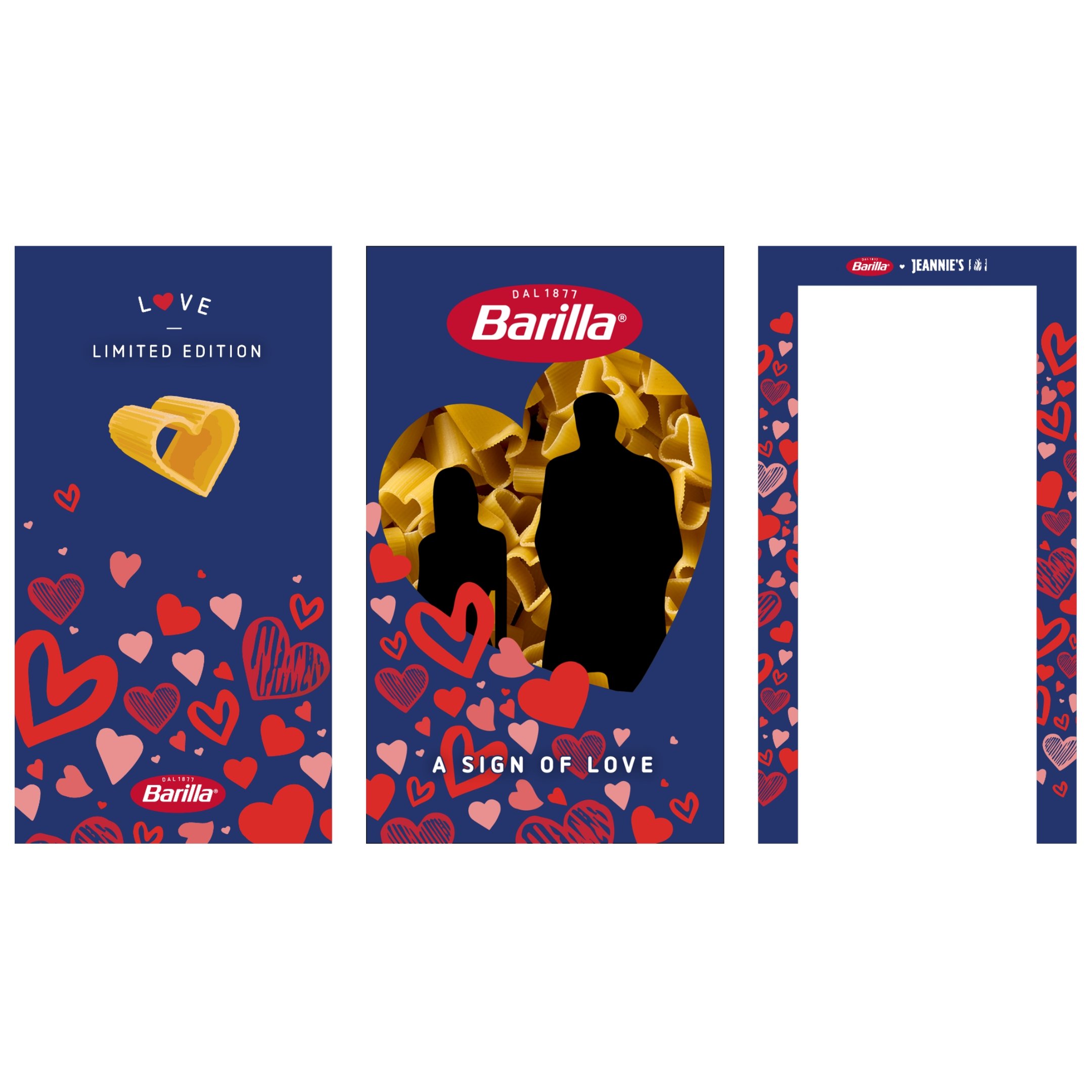 Barilla Stepping into Love Box - Graphics