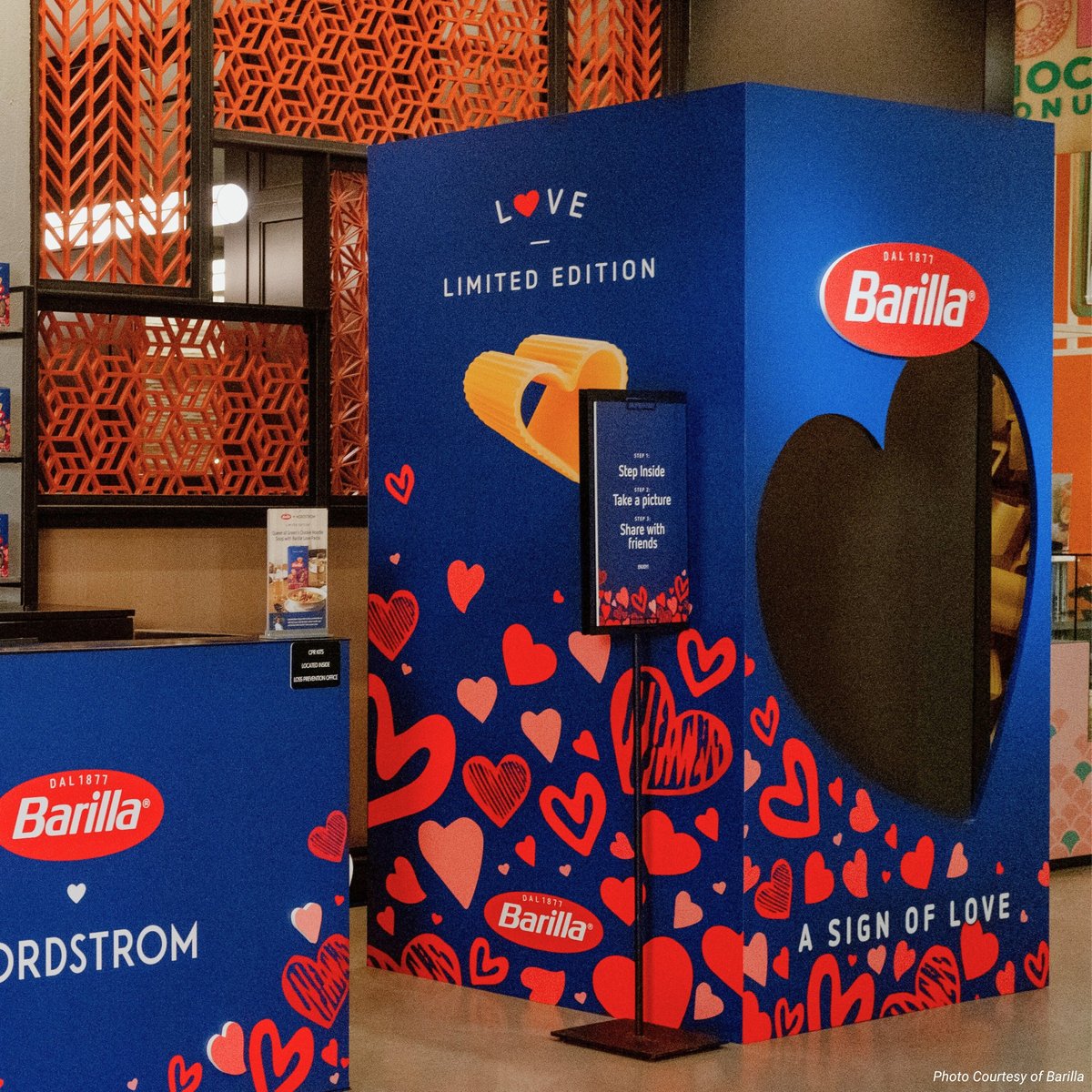 Barilla Stepping into Love Box - IRL Side View