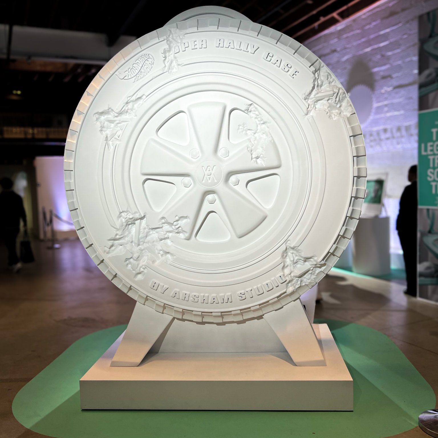 Hot Wheels x Daniel Arsham Soho Gallery Event - Wheel statue
