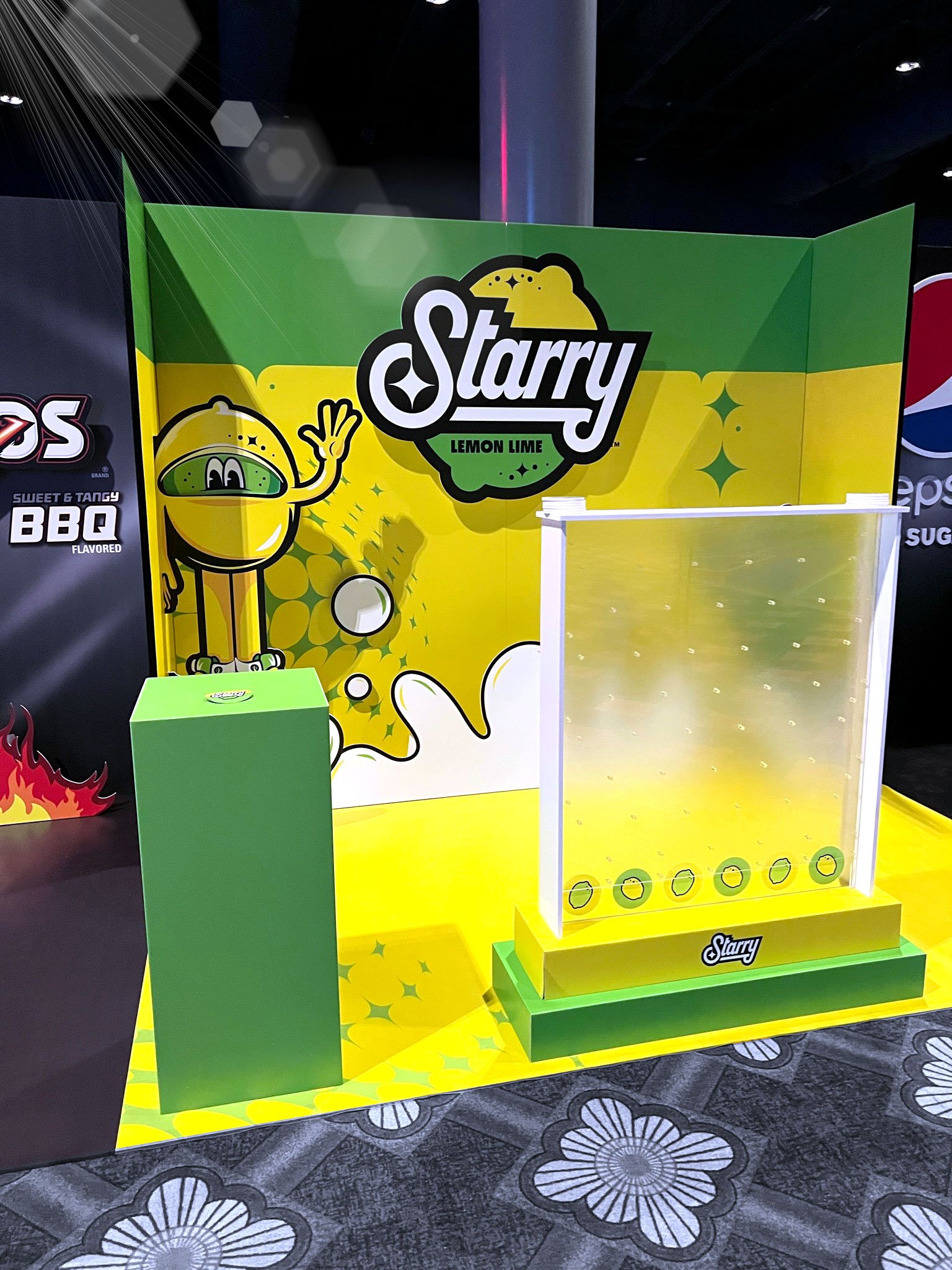 Pepsi Starry Soda Exhibit Booth