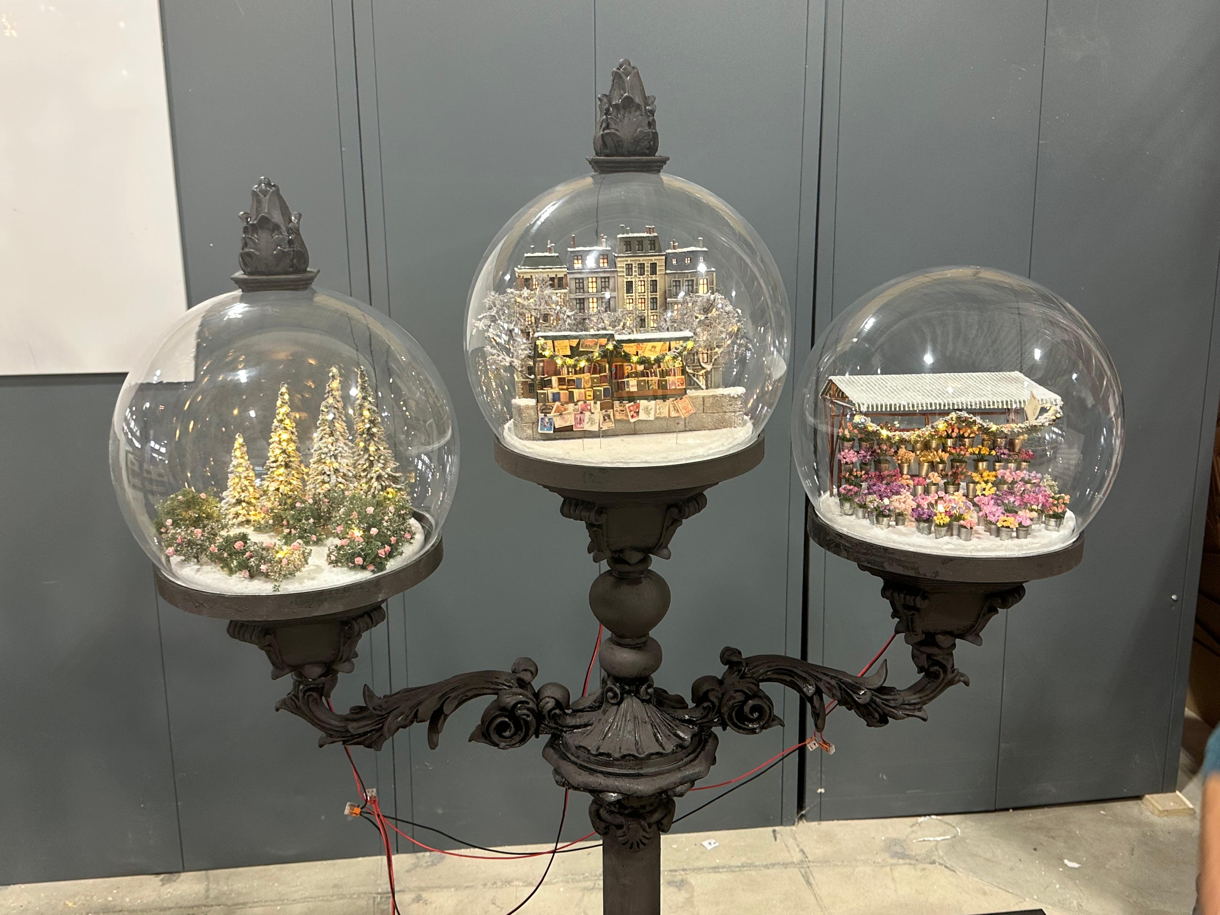 3D Printed Paris Lamp post replica