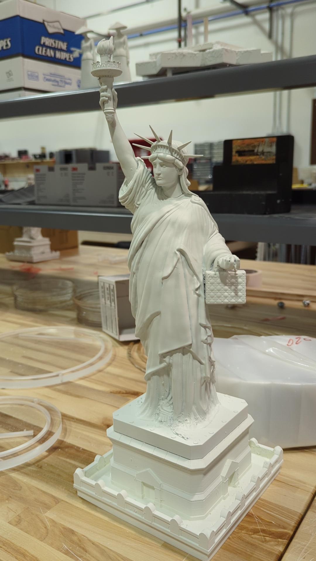 Statue of Liberty development photo.