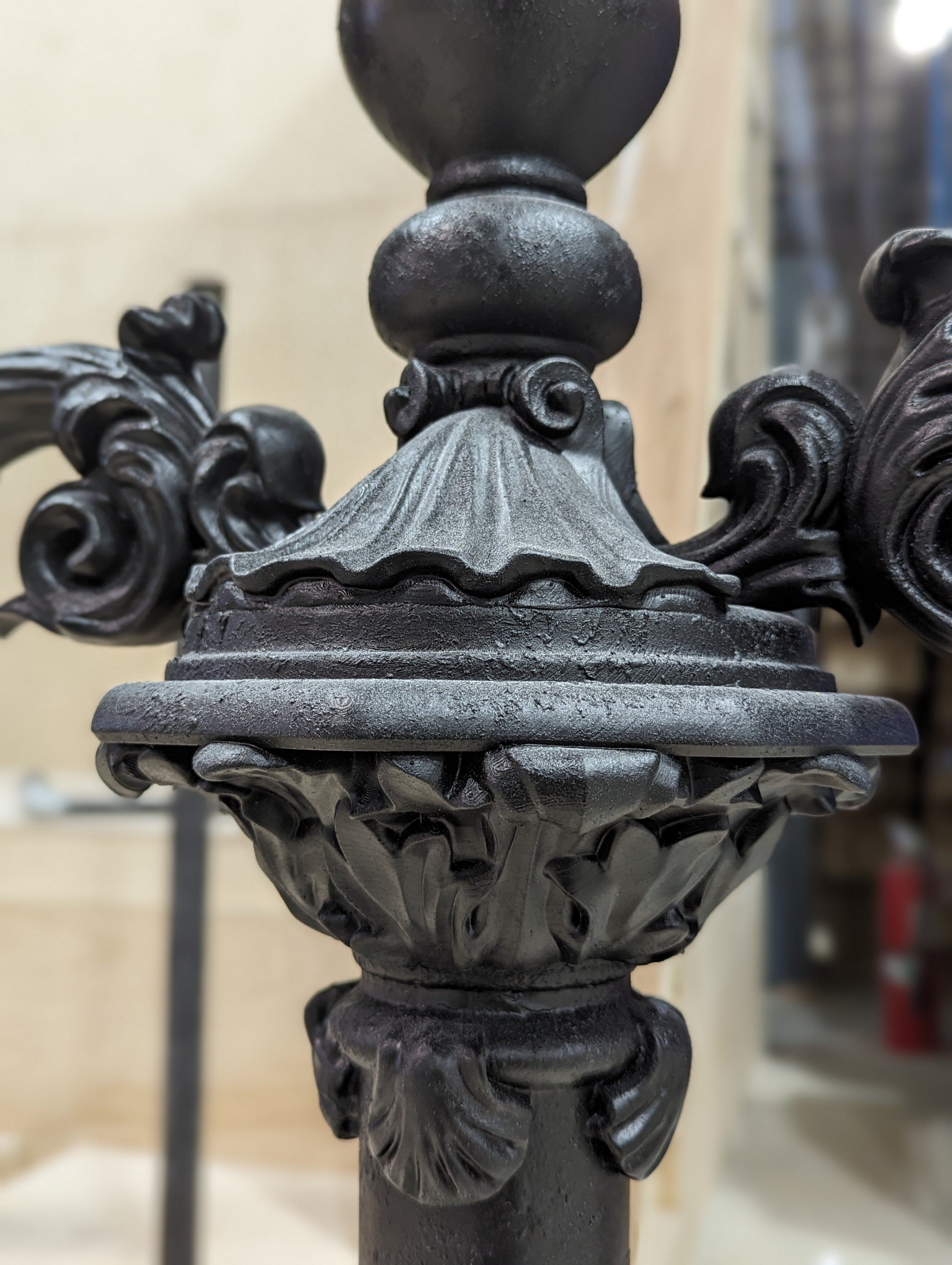 3D Printed Paris Lamp post replica