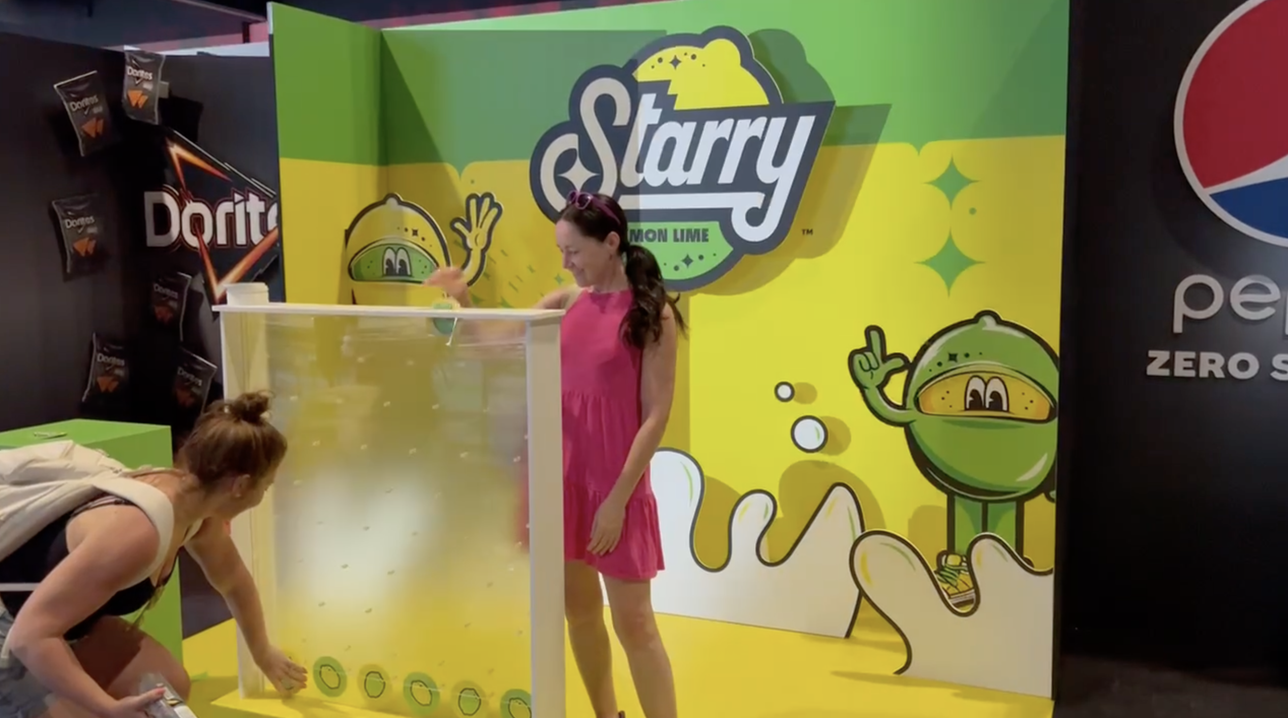 Pepsi Starry Soda Exhibit Booth