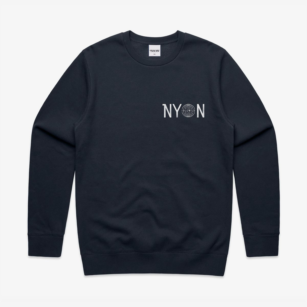 The Barbarian Group x NYON and AMEX collaboration merchandise black sweater.
