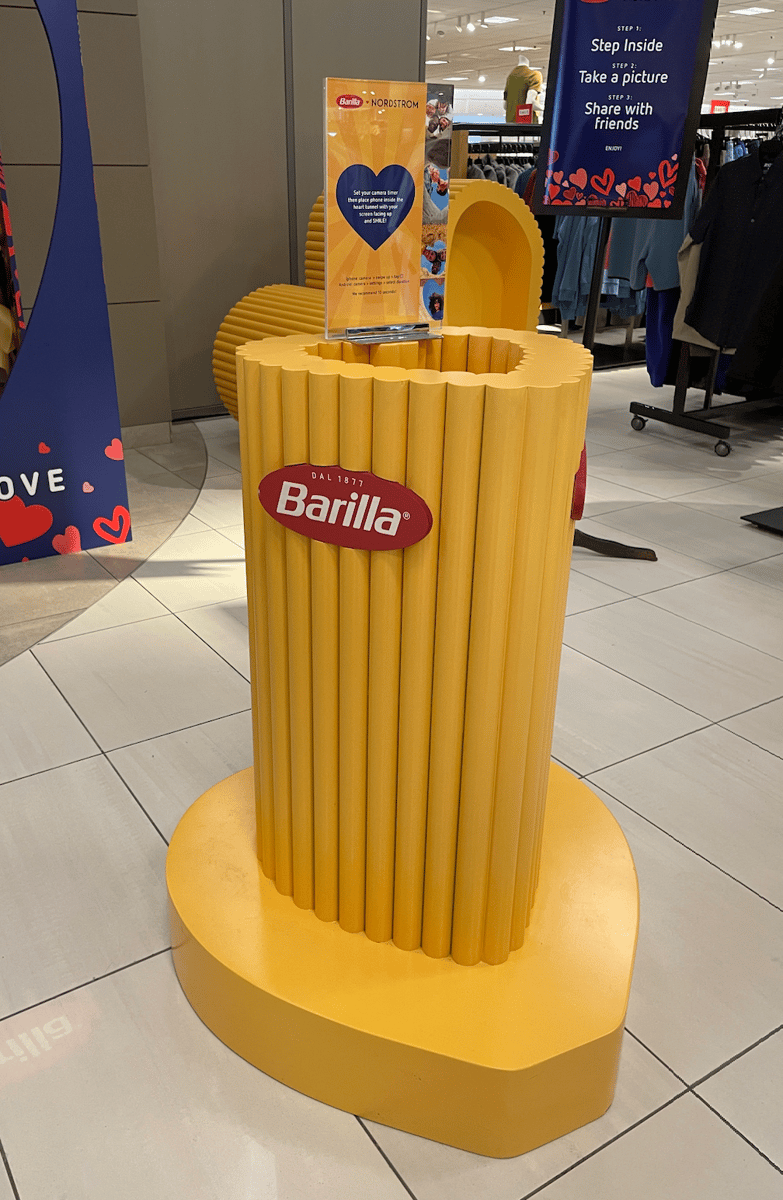 Barilla Selfie Tower