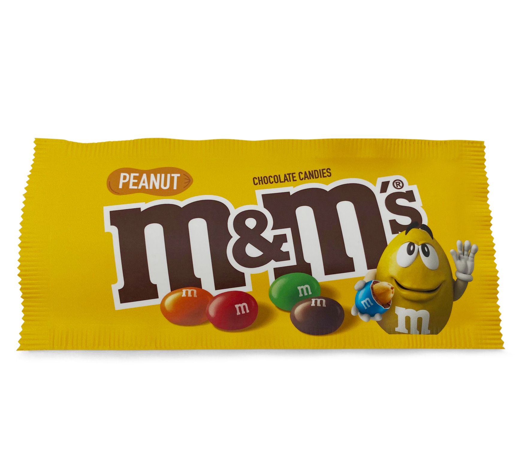 Peanut M&M packet. single serve.